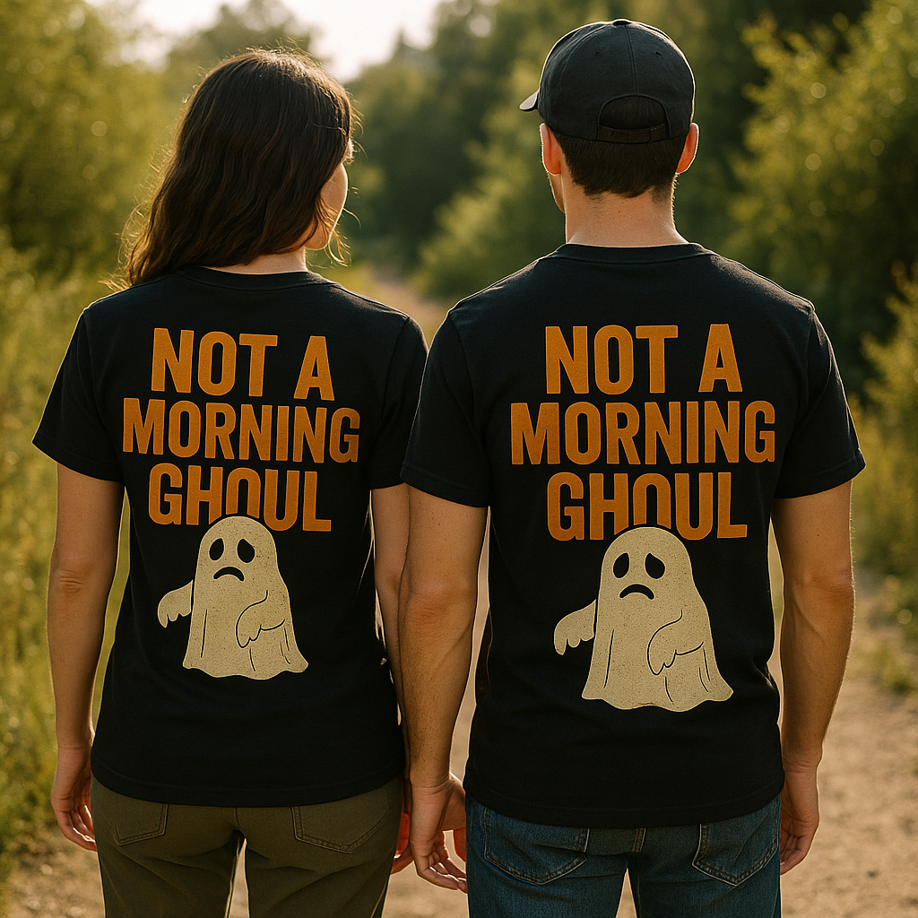 Not a Morning Ghoul | Fright & Fall Collection by Graphic Graveyard