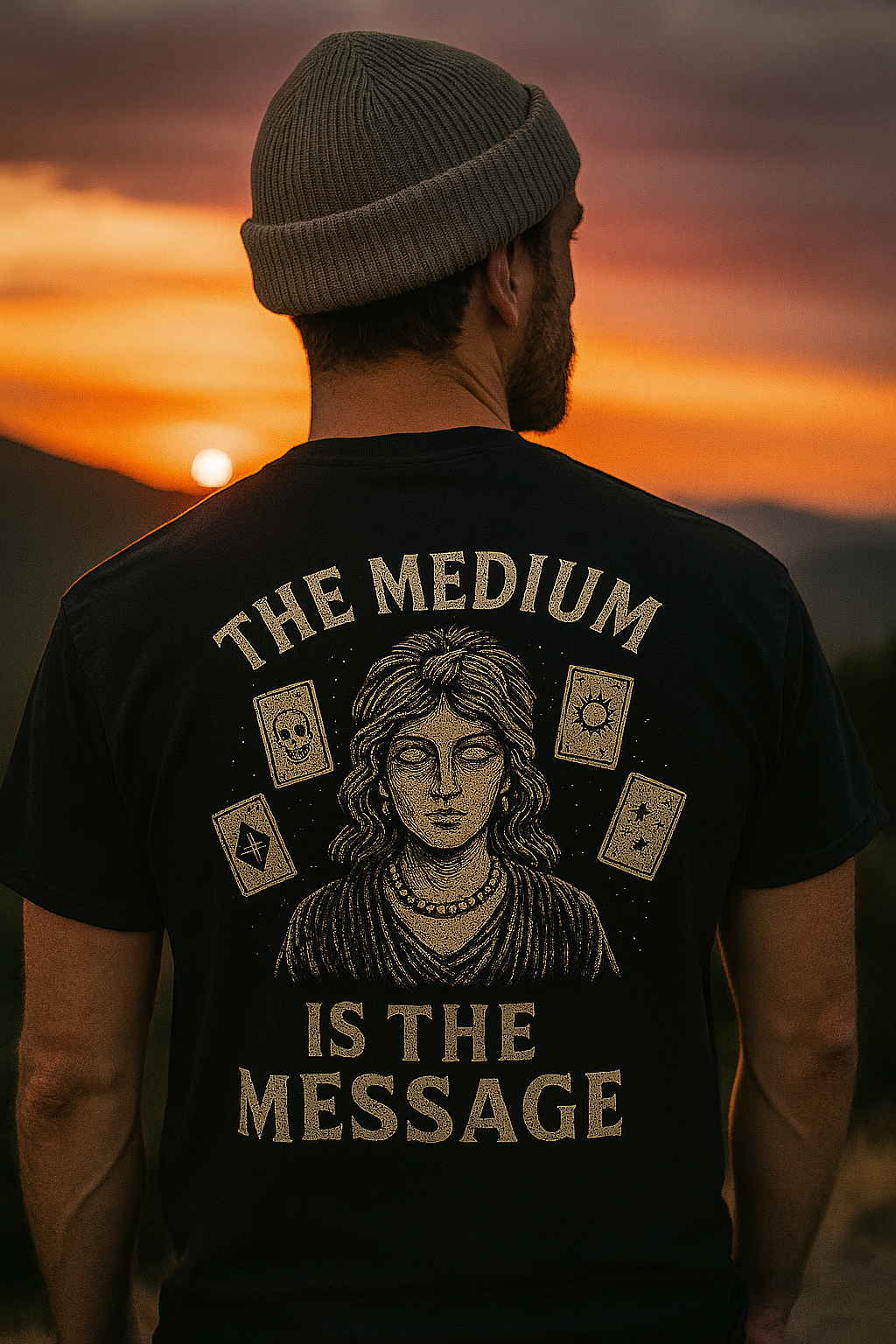 The Medium Is The Message | Paranormal Occult T-Shirt by Graphic Graveyard