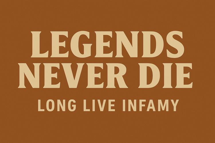 Legends Never Die | Retro Icon Tees by Graphic Graveyard