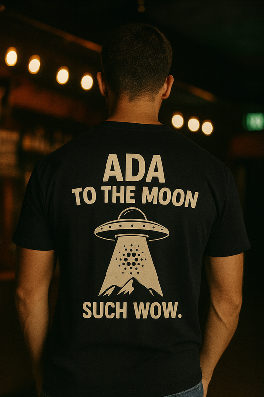 ADA to the Moon Shirt | Degen Den™ by Graphic Graveyard