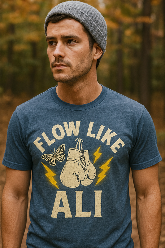 Flow Like Ali Shirt | Legends Never Die by Graphic Graveyard
