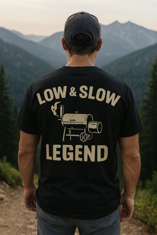 Low & Slow Legend Shirt | Smoked & Unbothered™ by Graphic Graveyard