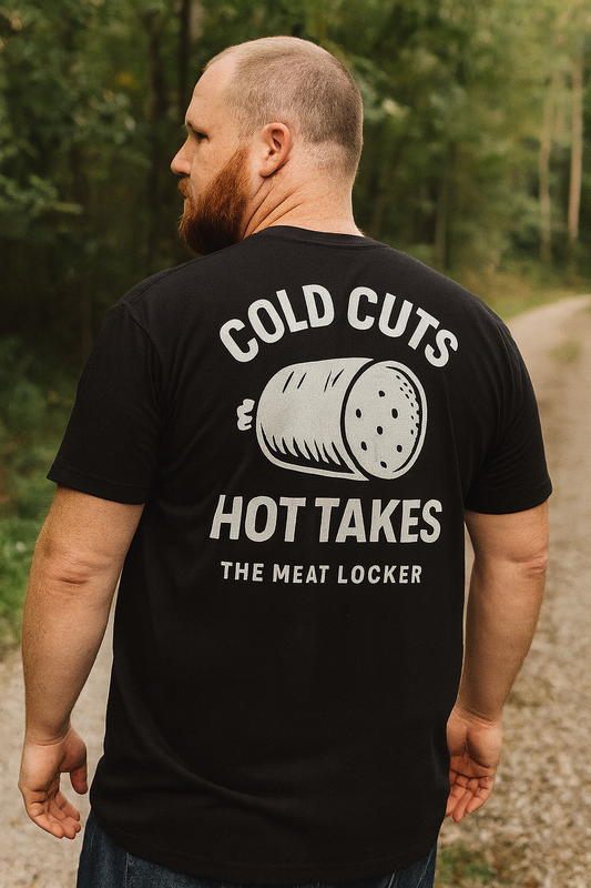 Cold Cuts, Hot Takes Shirt | The Meat Locker™ by Graphic Graveyard
