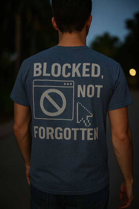 Blocked, Not Forgotten | Degen Den by Graphic Graveyard