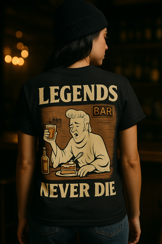 Legends Never Die Bar | Legends Never Die by Graphic Graveyard