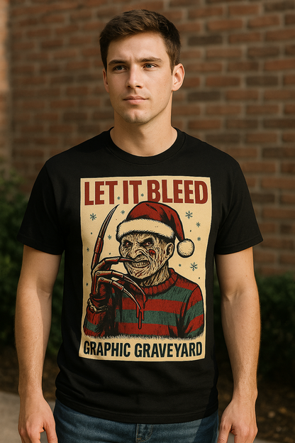 Let It Bleed Tee | The Naughty List Collection by Graphic Graveyard Graphic Graveyard