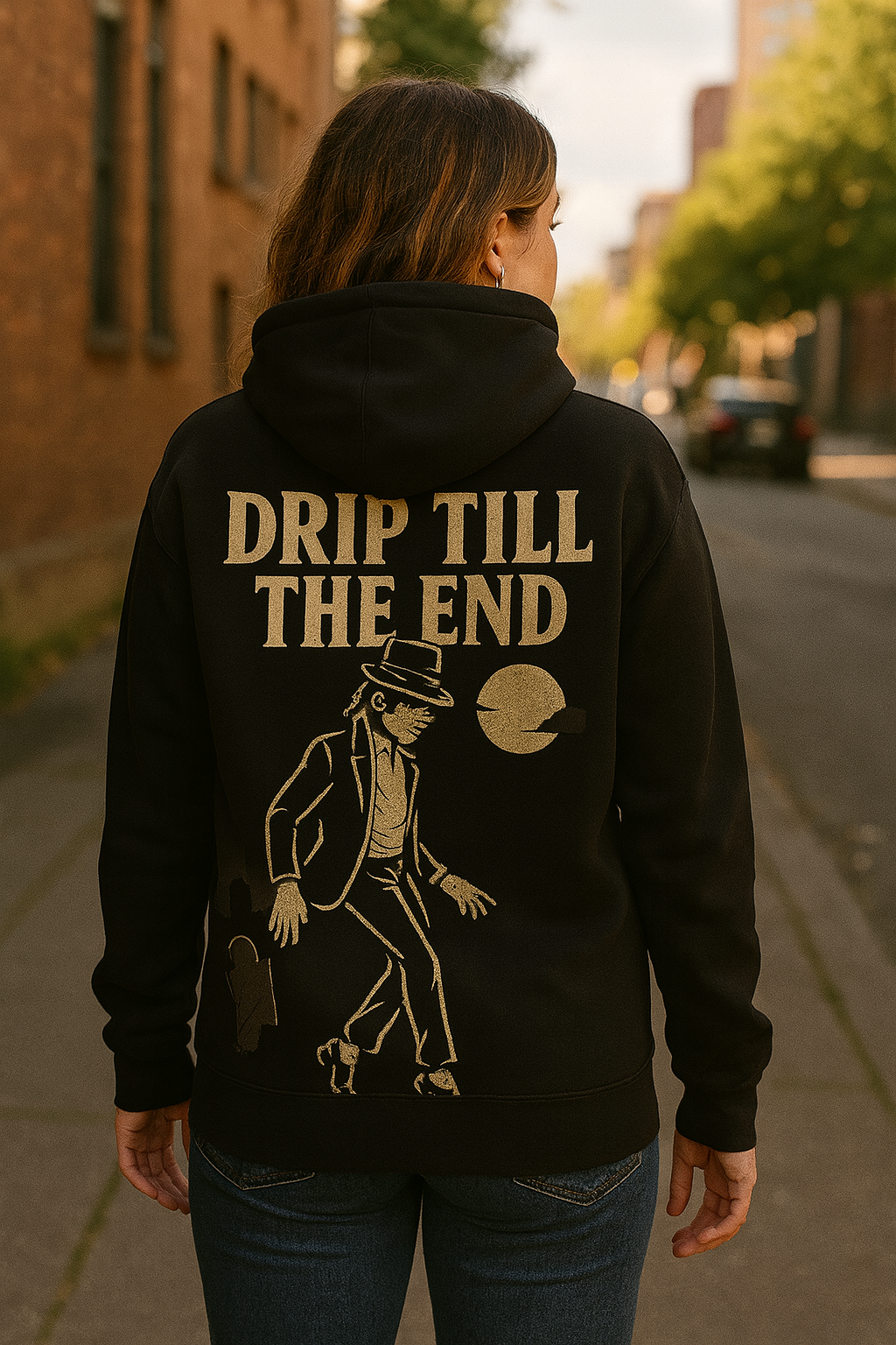 Drip Till The End | Legends Never Die Hoodie by Graphic Graveyard Graphic Graveyard