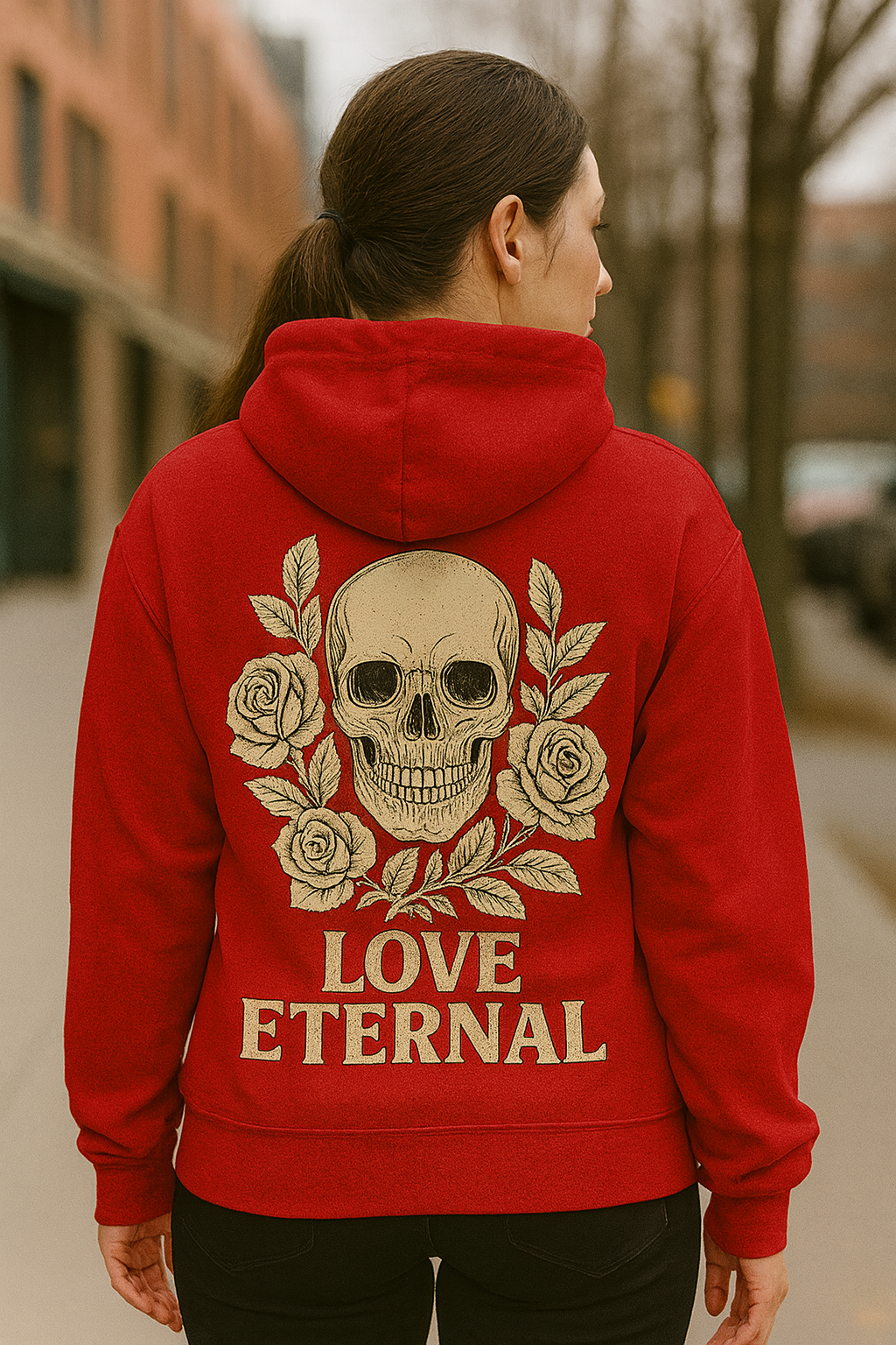Love Eternal Hoodie| The Graveyard Collection by Graphic Graveyard Graphic Graveyard