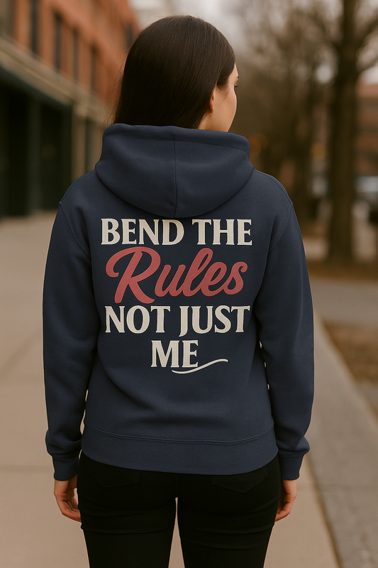 Bend the Rules Not Just Me| Degenerate Drip Hoodie by Graphic Graveyard Graphic Graveyard