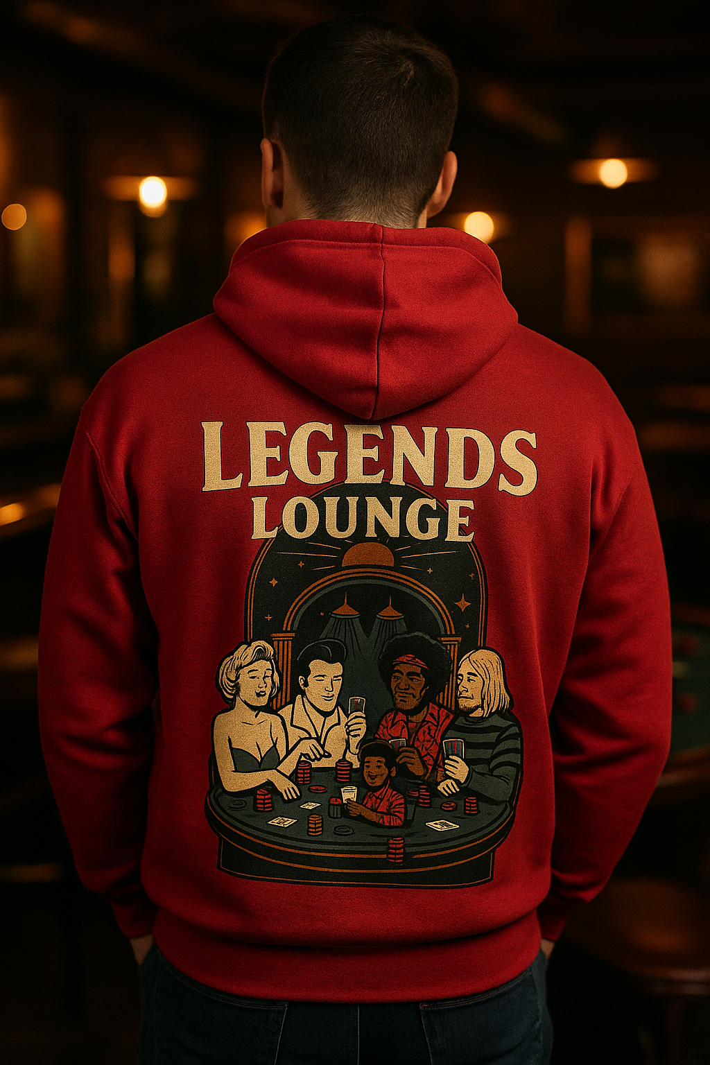 Legends Lounge | Legends Never Die Hoodie by Graphic Graveyard Graphic Graveyard