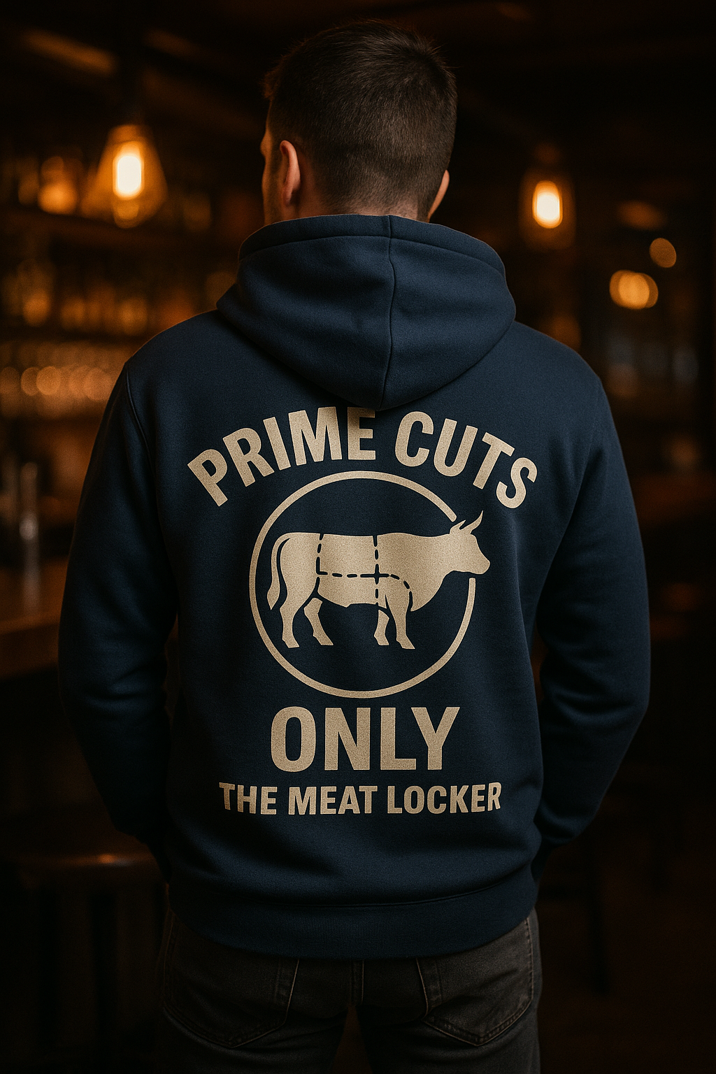 Prime Cuts Only BBQ Hoodie | The Meat Locker by Graphic Graveyard Graphic Graveyard
