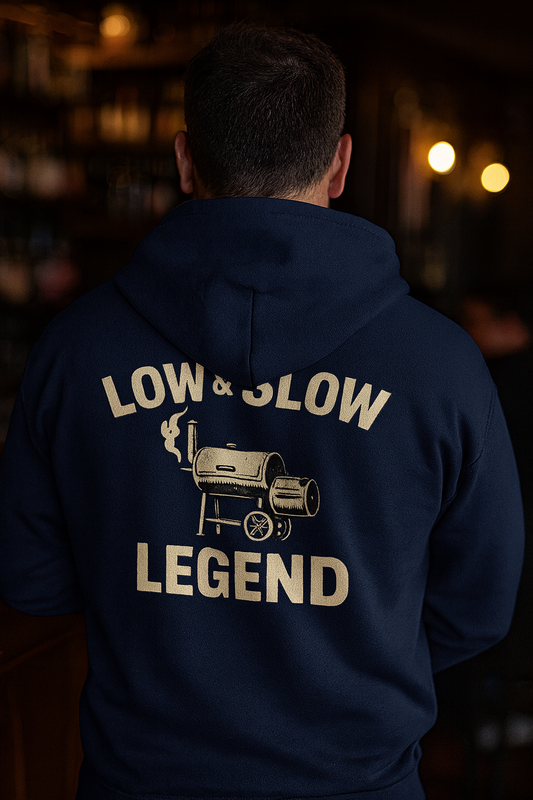 Low & Slow Legend Hoodie | The Meat Locker by Graphic Graveyard Graphic Graveyard