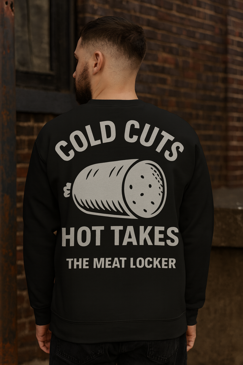 Cold Cuts, Hot Takes Hoodie | The Meat Locker by Graphic Graveyard Graphic Graveyard