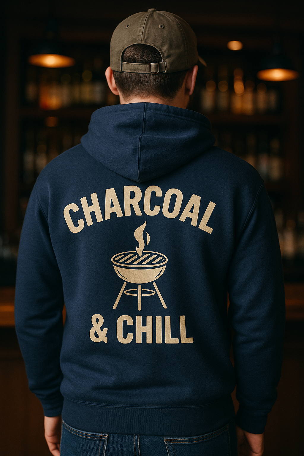 Charcoal & Chill Shirt | Smoked & Unbothered™ by Graphic Graveyard - new Graphic Graveyard