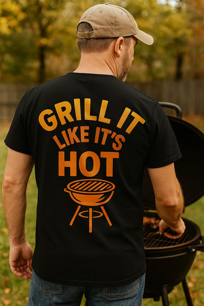 Grill It Like It’s Hot BBQ Shirt | Smoked & Unbothered™ by Graphic Graveyard