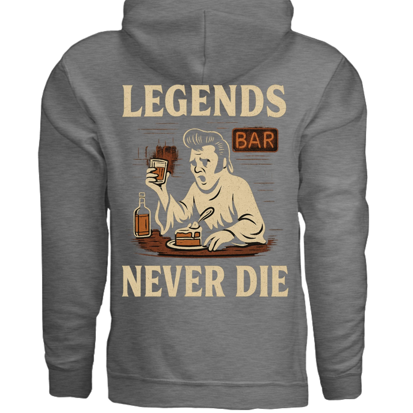 GRAPHITE HEATHER - BACK